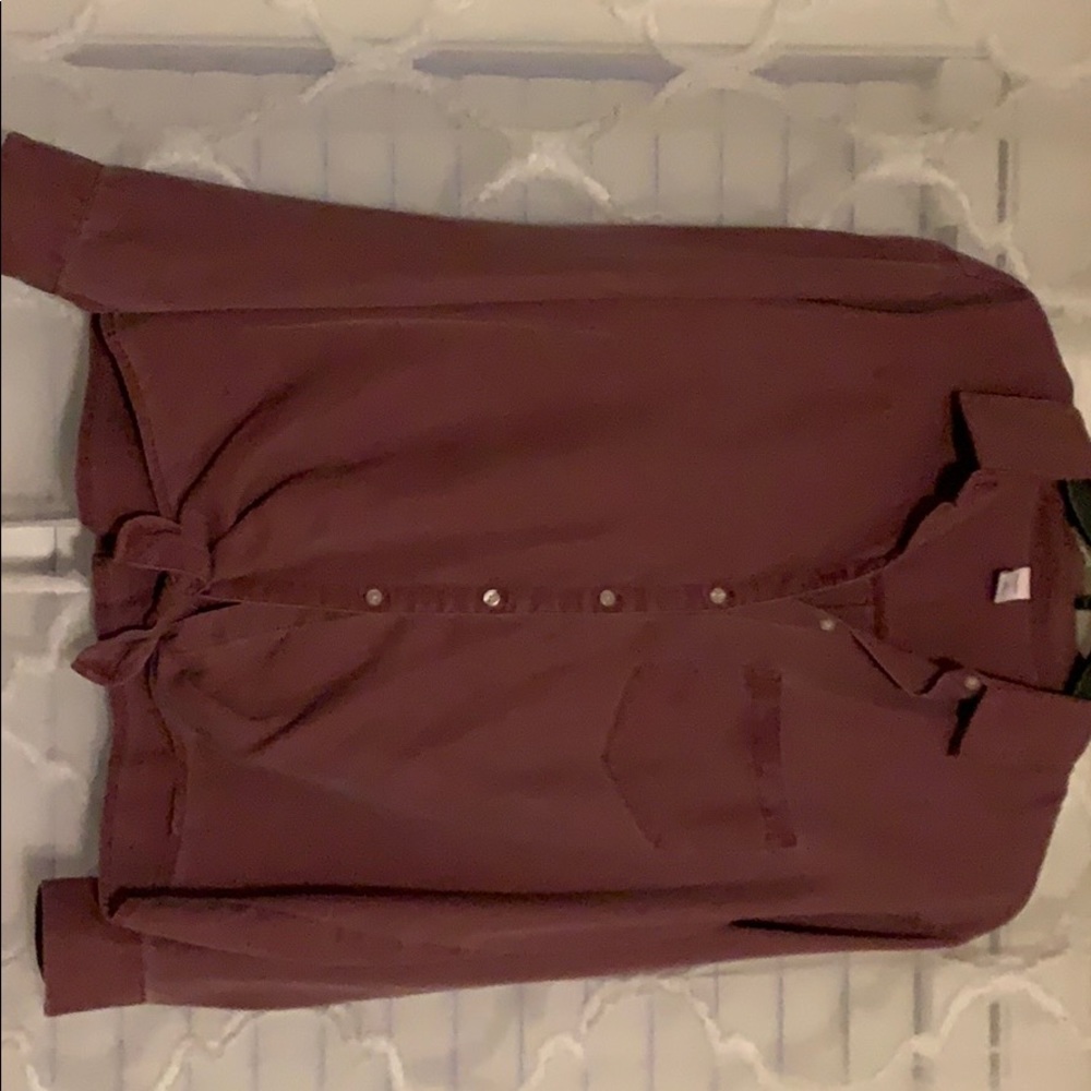 Purple Old Navy button down blouse